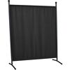 Schwarze Stellwand