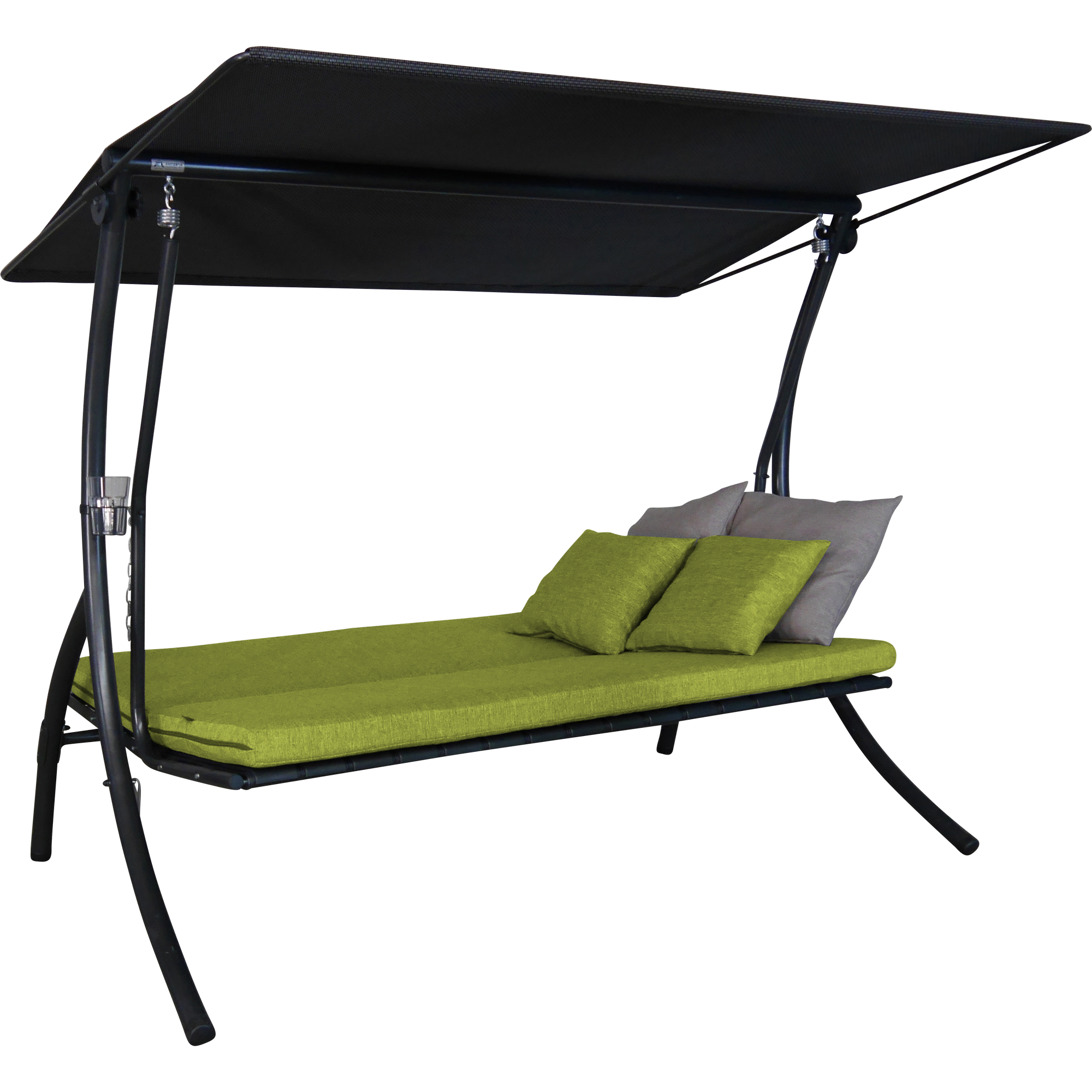 Hollywoodschaukel 'Motion Smart' 3-Sitzer grün 210 x 160 x 145 cm