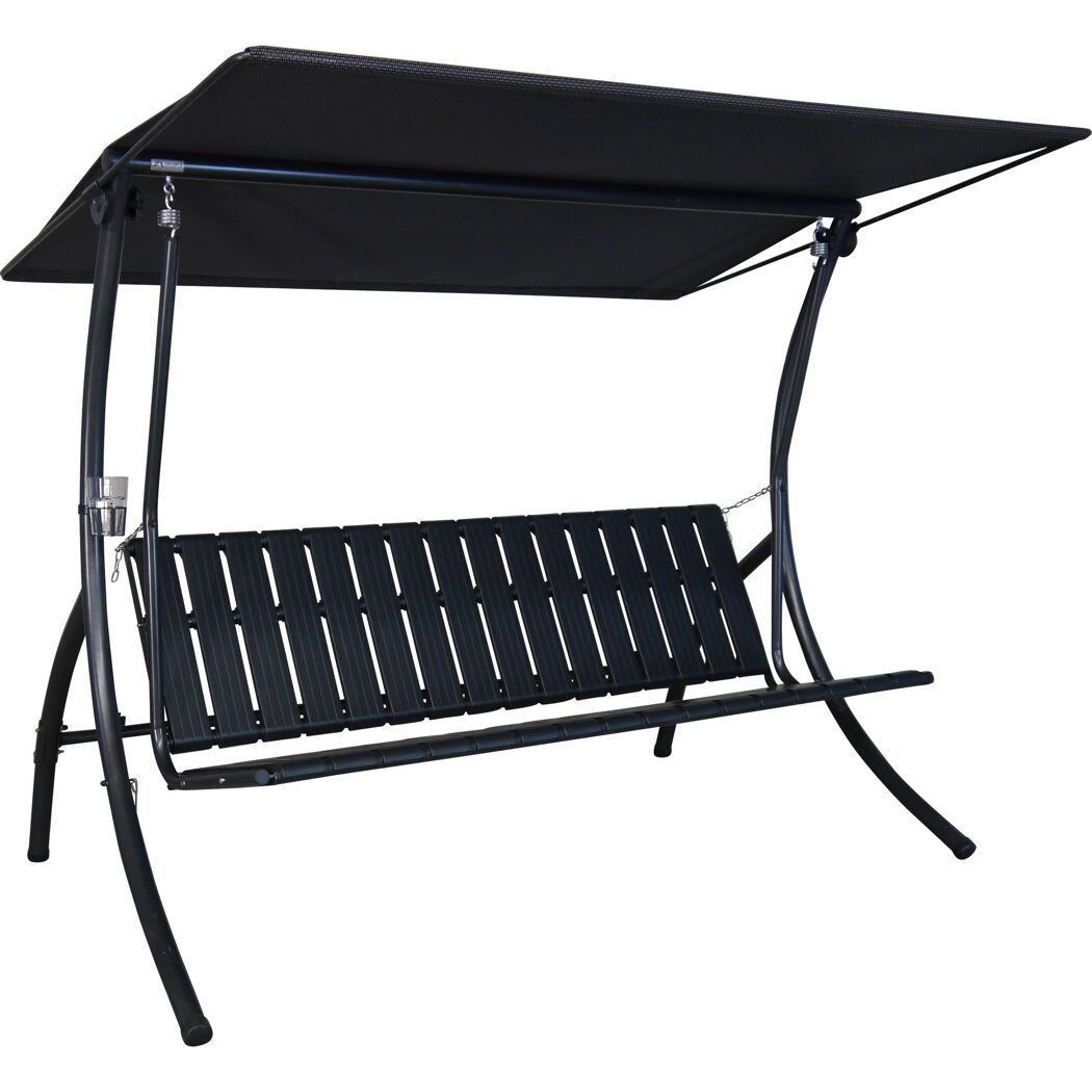 Hollywoodschaukel 'Motion Smart' 3-Sitzer grün 210 x 160 x 145 cm