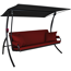 Hollywoodschaukel 'Elegance Joy' 3-Sitzer bordeaux 210 x 160 x 145 cm
