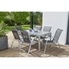 Gartenmöbel-Set: Tisch Meike mit Stühlen