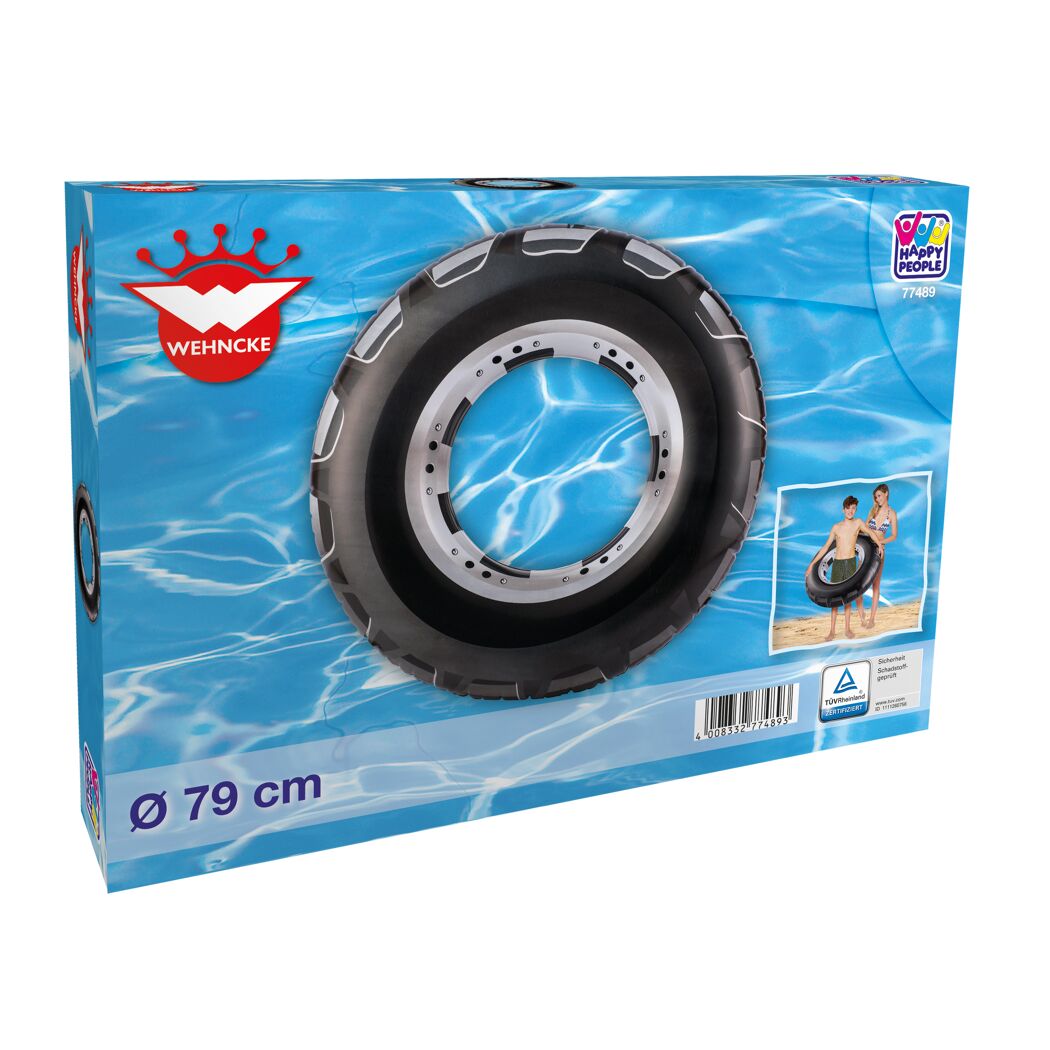 Schwimmring 'Tyre' schwarz/grau Ø 79 cm