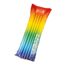Bunte Luftmatratze in Regenbogenfarben