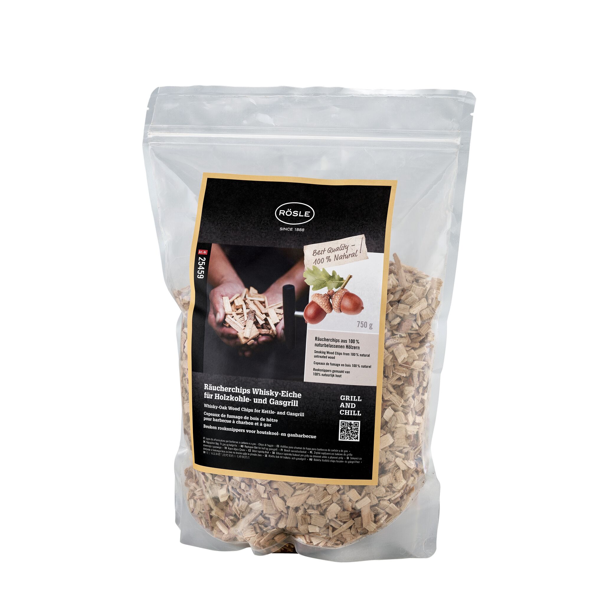 Räucherchips Whisky-Eiche 750g von Rösle