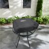Abdeckung für Planchagrill 'Slate GP 56' schwarz 55,9 x 24,1 x 95,8 cm