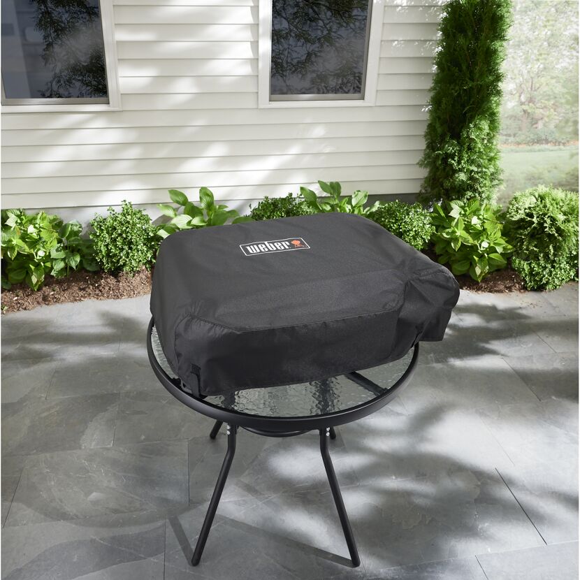 Abdeckung für Planchagrill 'Slate GP 56' schwarz 55,9 x 24,1 x 95,8 cm
