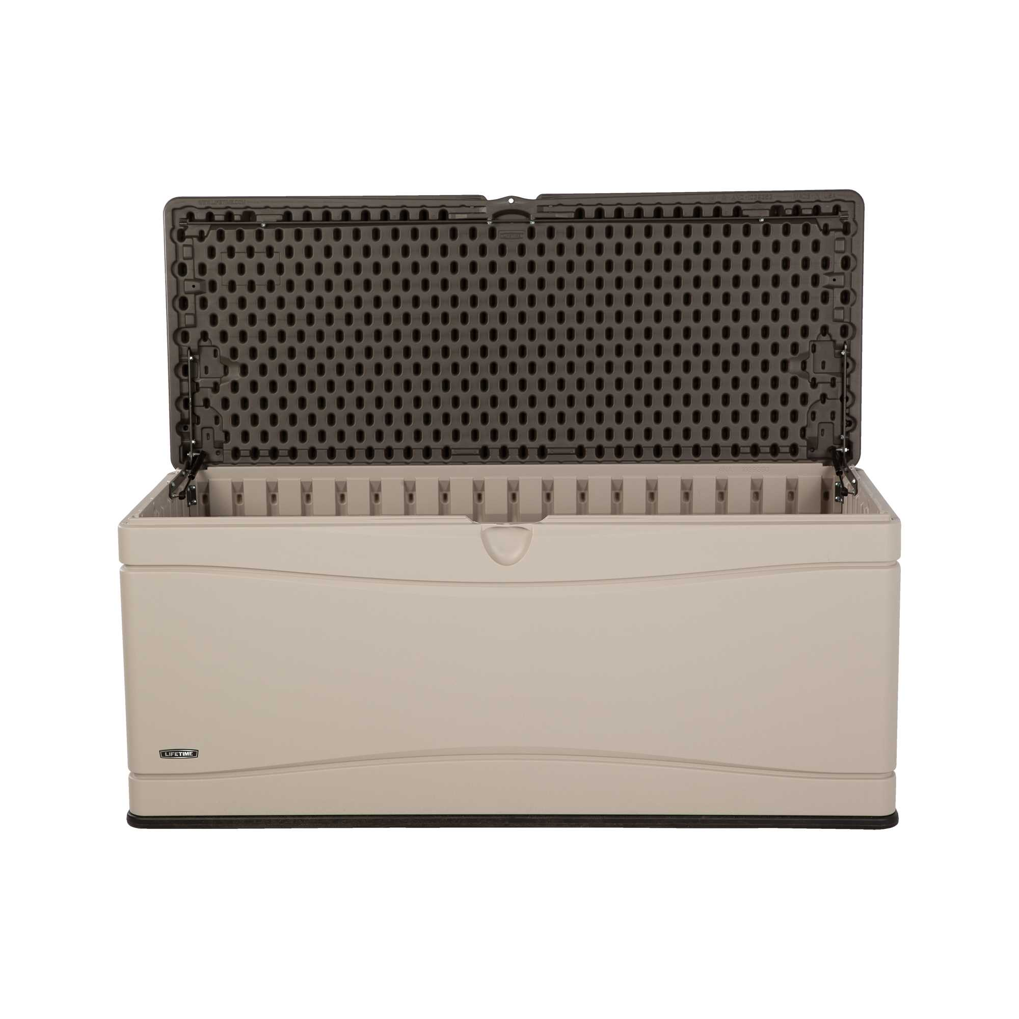 Kissenbox Polyethylen grau 152 x 67 x 61 cm