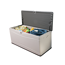 Kissenbox Polyethylen grau 152 x 67 x 61 cm