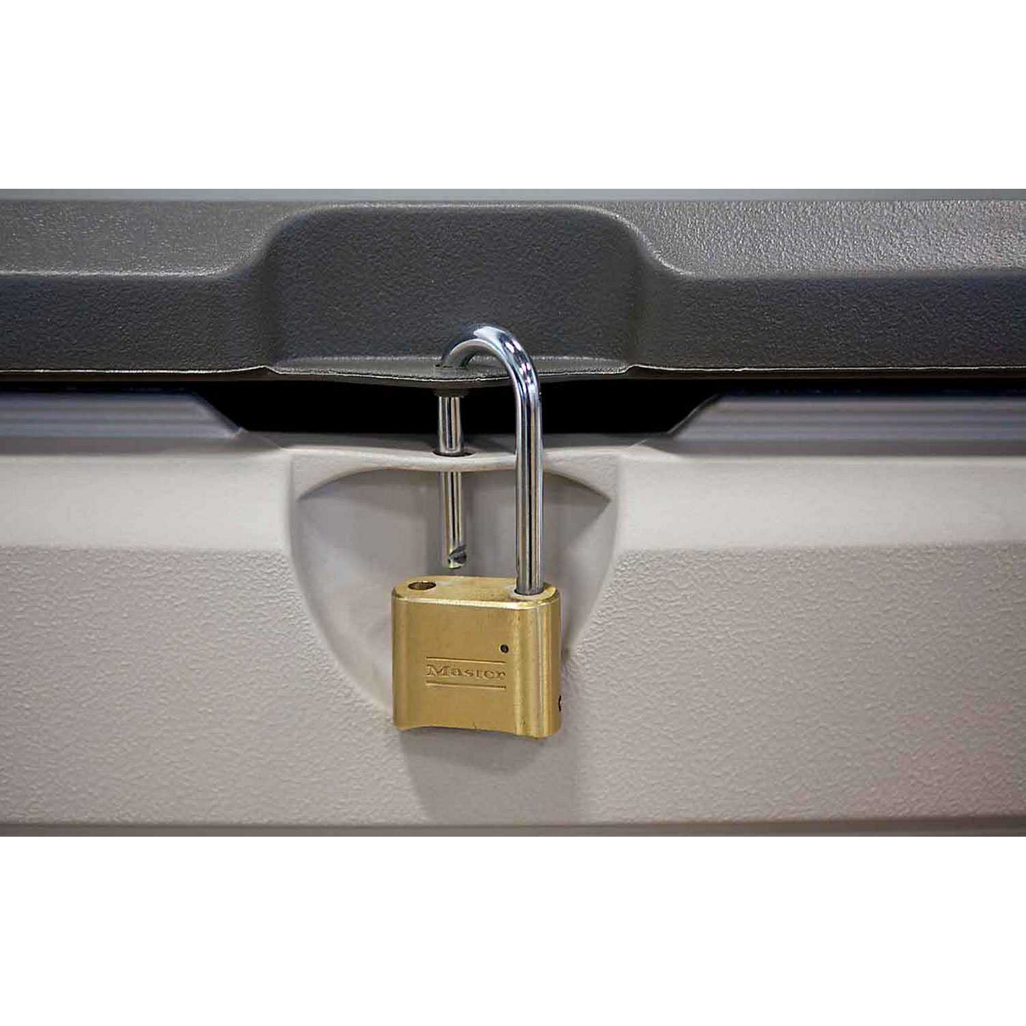 Kissenbox Polyethylen grau 152 x 67 x 61 cm