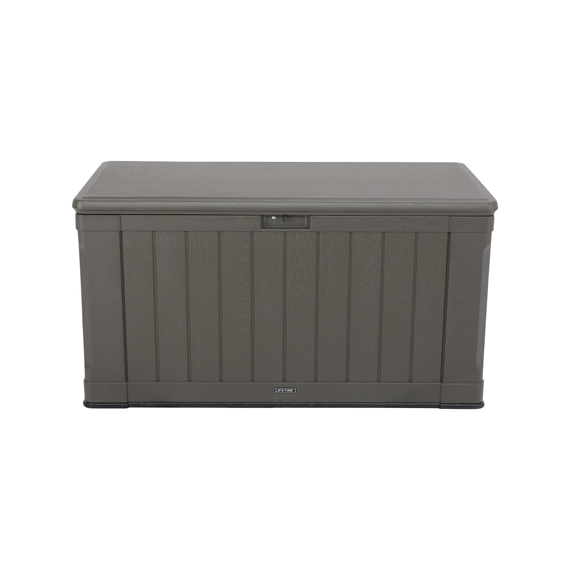 Kissenbox Hart-Polyethylen braun 128 x 67 x 64 cm