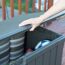 Kissenbox Hart-Polyethylen braun 128 x 67 x 64 cm