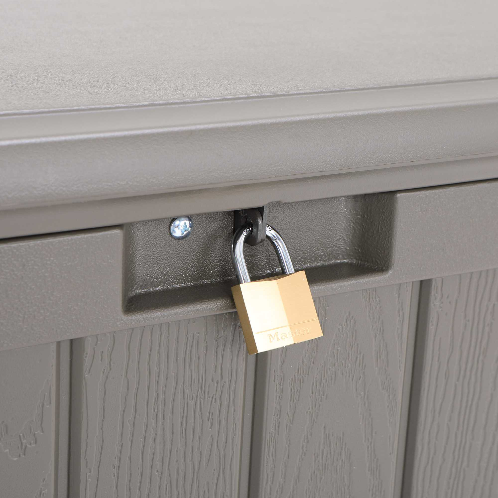 Kissenbox Hart-Polyethylen braun 128 x 67 x 64 cm