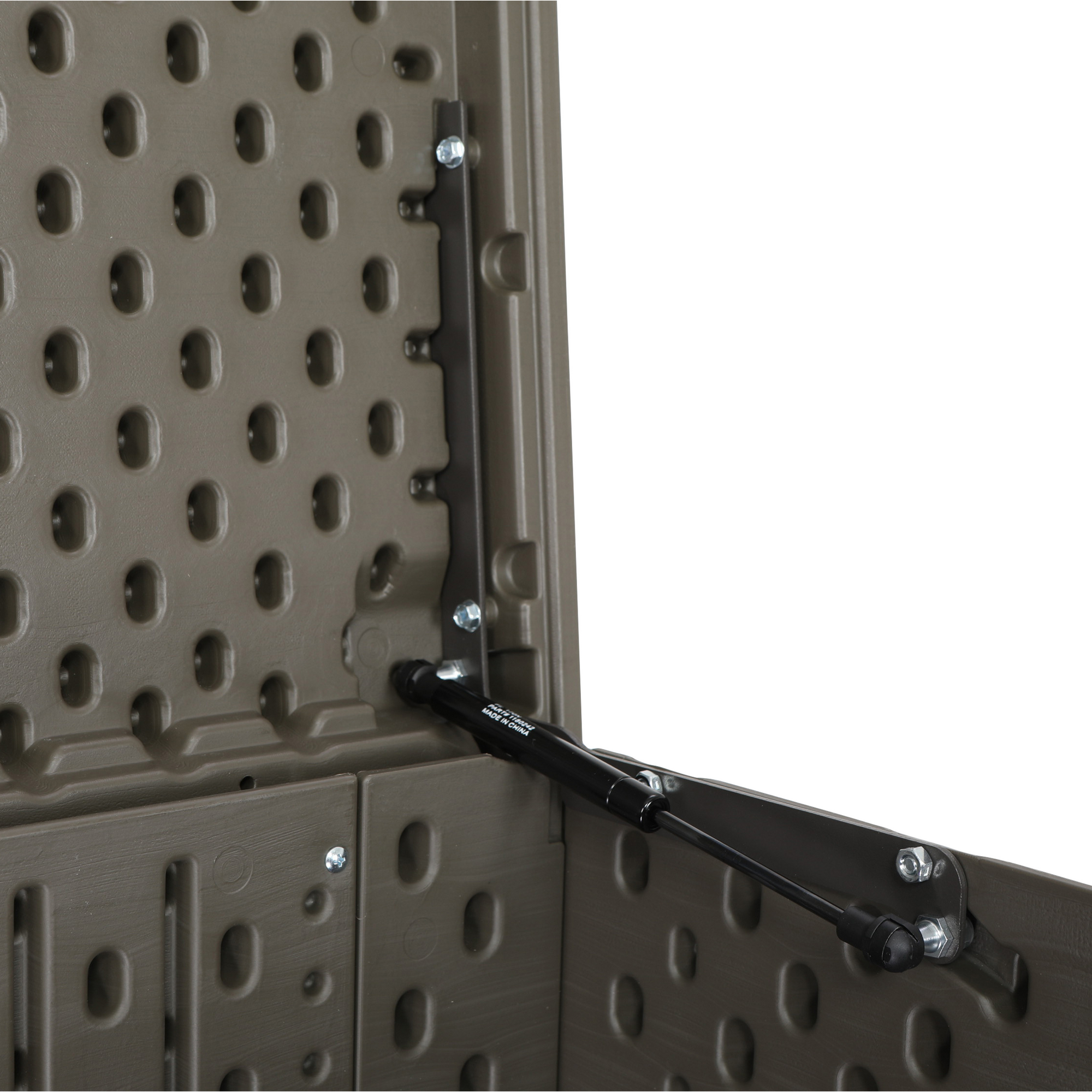 Kissenbox Polyethylen dunkelgrau 151 x 69 x 72 cm