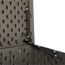 Kissenbox Polyethylen dunkelgrau 151 x 69 x 72 cm