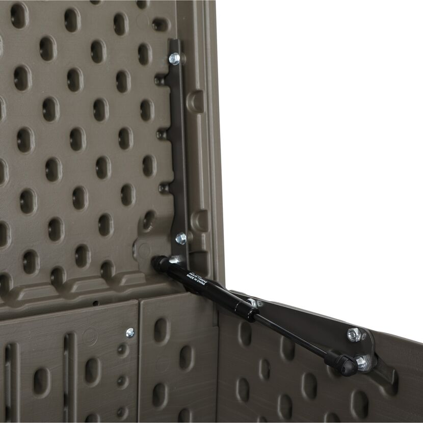 Kissenbox Polyethylen dunkelgrau 151 x 69 x 72 cm