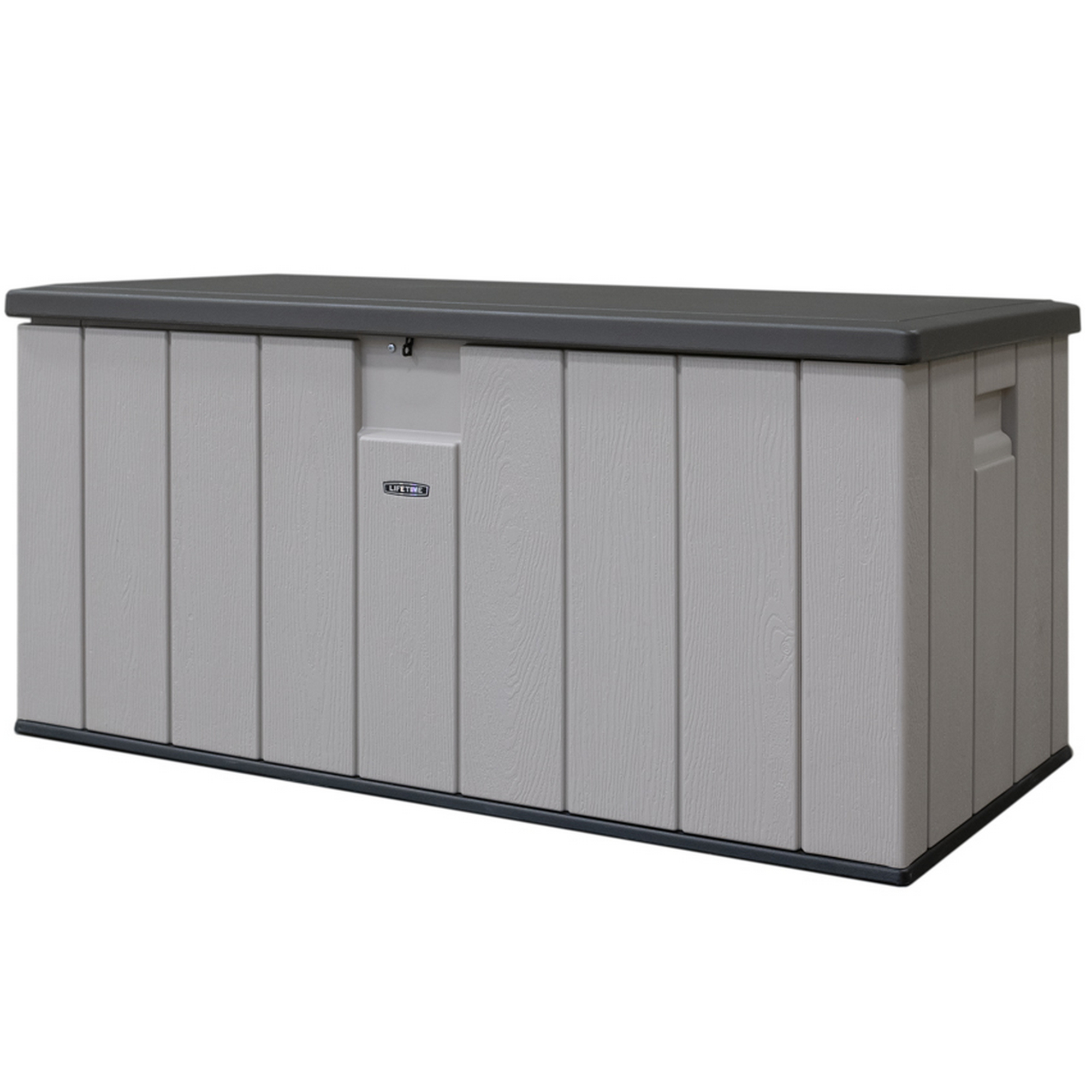 Kissenbox Polyethylen grau 151 x 70 x 72 cm