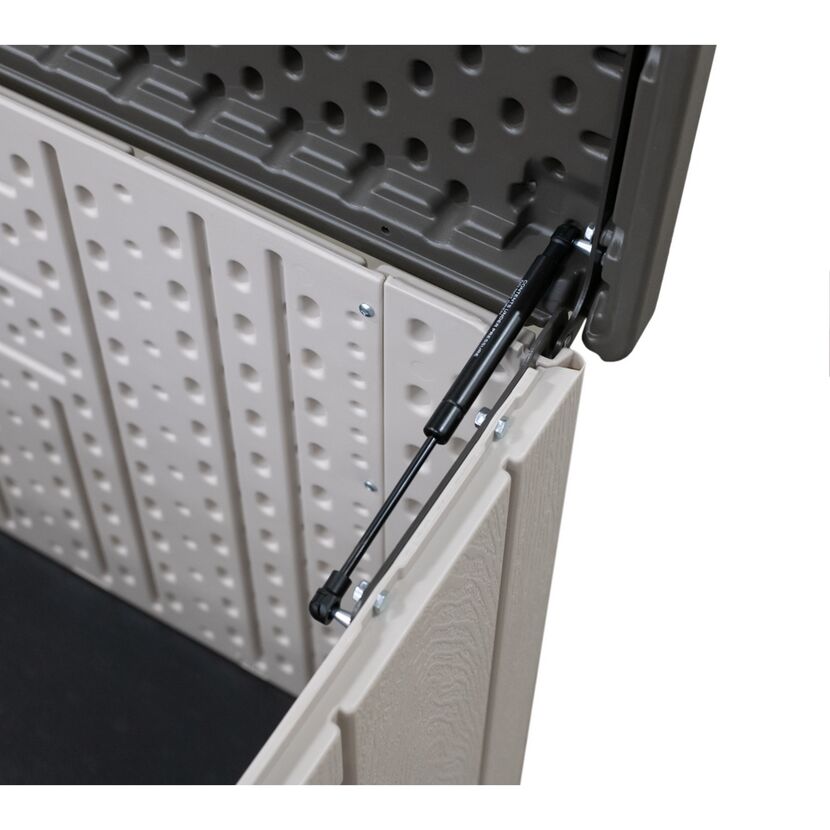 Kissenbox Polyethylen grau 151 x 70 x 72 cm