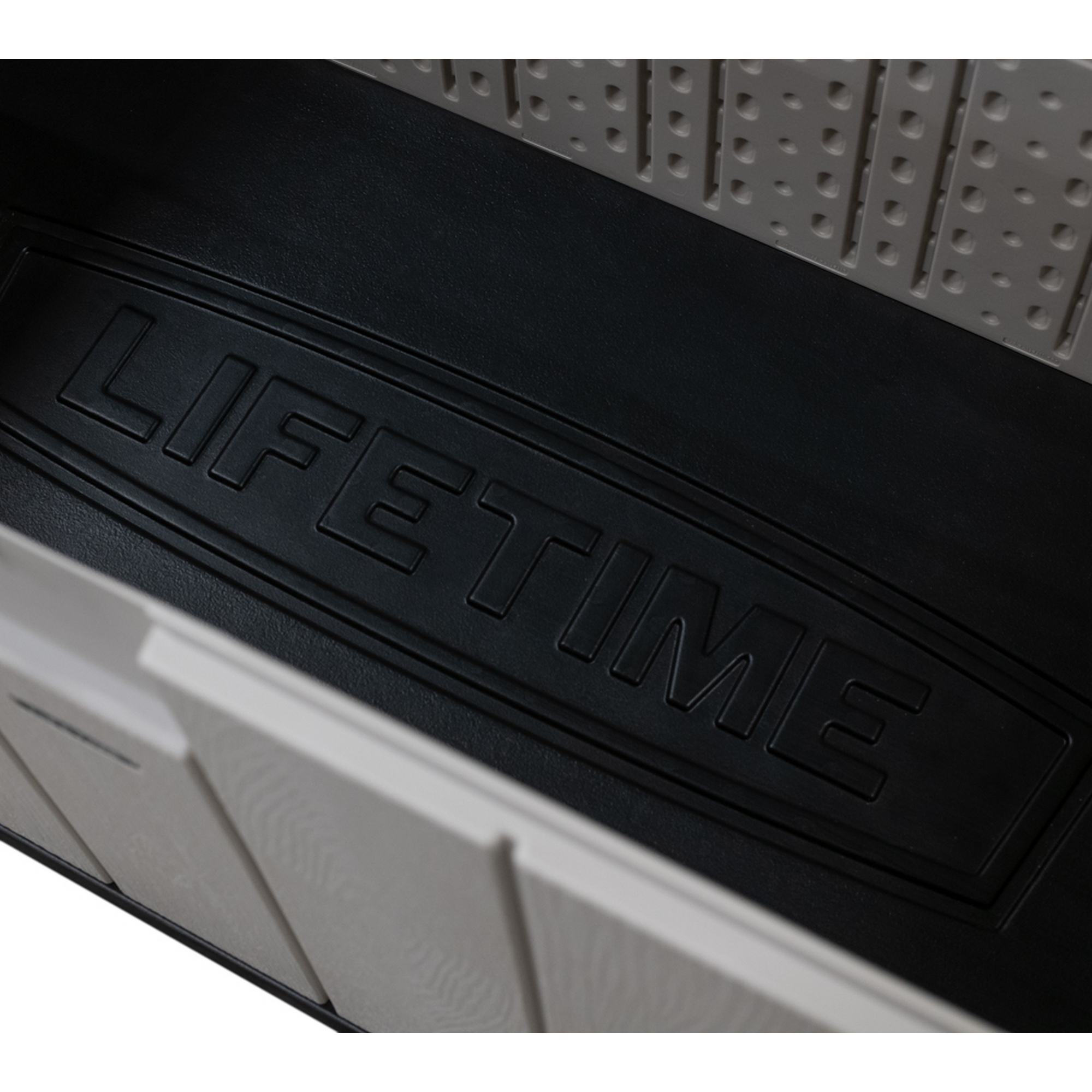 Kissenbox Polyethylen grau 151 x 70 x 72 cm