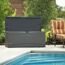 Kissenbox Polyethylen anthrazit 153 x 68 x 61 cm