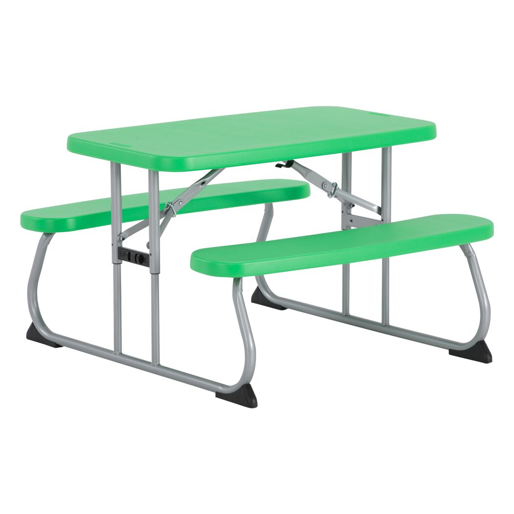 Picknickgarnitur für Kinder grün 83 x 90 x 54 cm