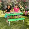 Picknickgarnitur für Kinder grün 83 x 90 x 54 cm