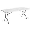 Campingtisch klappbar Stahl/Kunststoff 76 x 74 x 182 cm