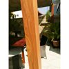 Pergola 'Florida 11 x 11' Aluminium Holzoptik mit Sonnensegel 350 x 350 x 235 cm