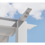 Pergola 'Florenz' weiß 350 x 505 x 236 cm