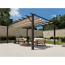 Pergola 'Florenz' dunkelbraun 350 x 505 x 236 cm
