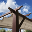 Pergola 'Florenz' dunkelbraun 350 x 505 x 236 cm