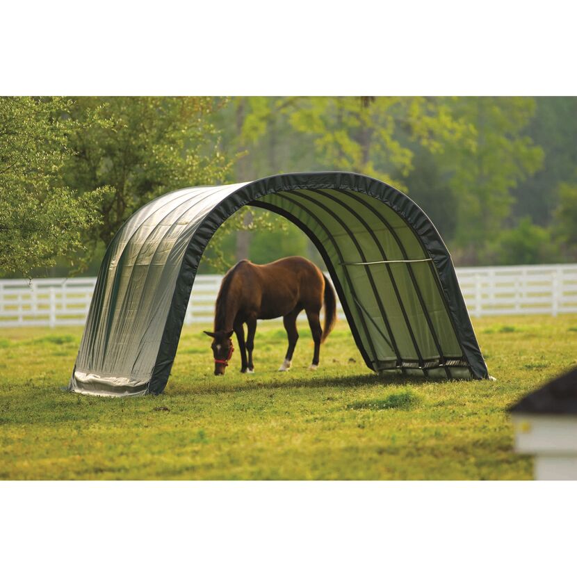 Weidezelt 'Run-In-Shed' 22,57 m² grün 610 x 370 x 250 cm