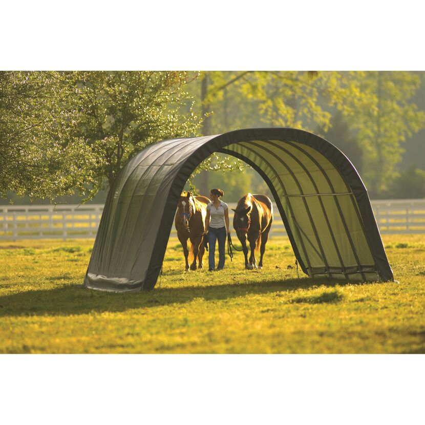 Weidezelt 'Run-In-Shed' 22,57 m² grün 610 x 370 x 250 cm