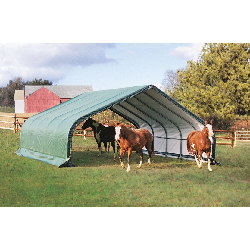 Weidezelt 'Run-In-Shed' 40,87 m² grün 610 x 670 x 320 cm