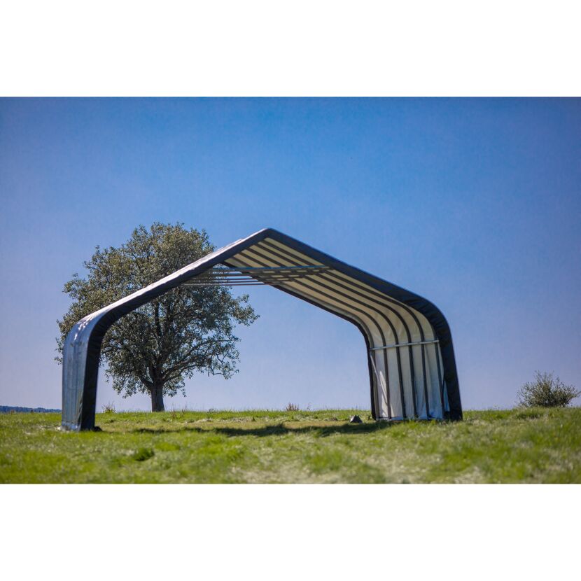 Weidezelt 'Run-In-Shed' 49,6 m² grün 680 x 730 x 380 cm