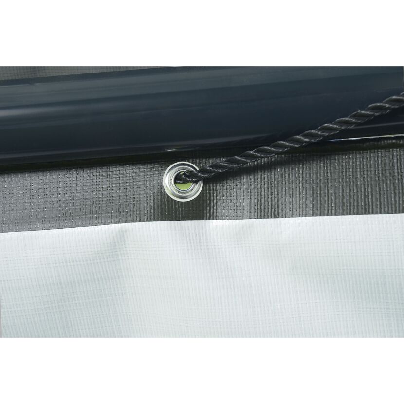 Seitenverkleidung für Weidezelt ohne Stahlgestell grün Polyethylen 370 x 150 cm