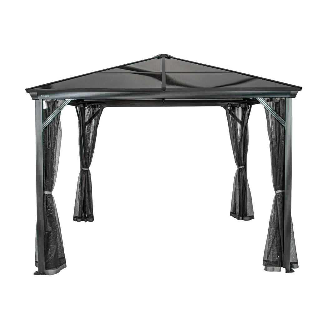 Pavillon 'Verona 10 x 10' anthrazit 298 x 298 x 261 cm