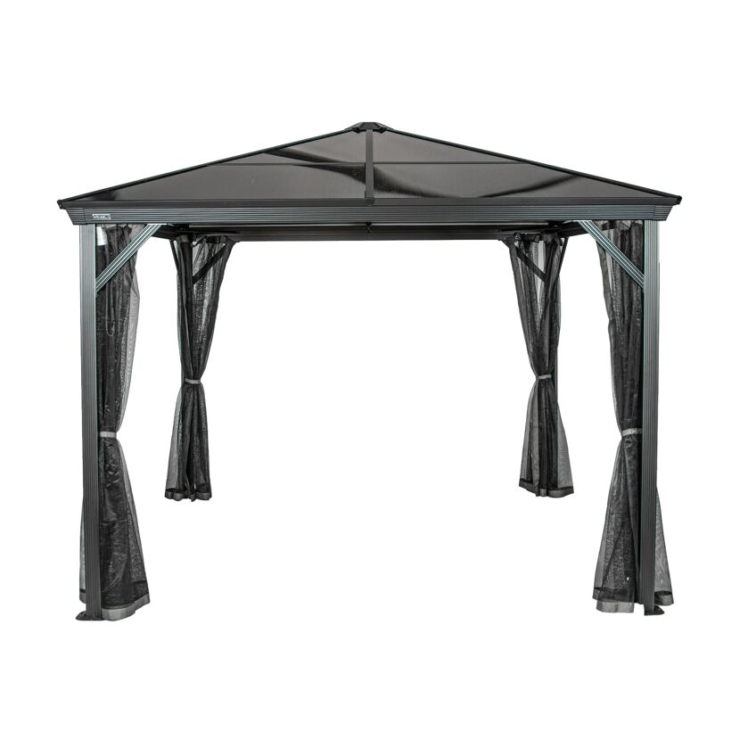 Pavillon 'Verona 10 x 10' anthrazit 298 x 298 x 261 cm