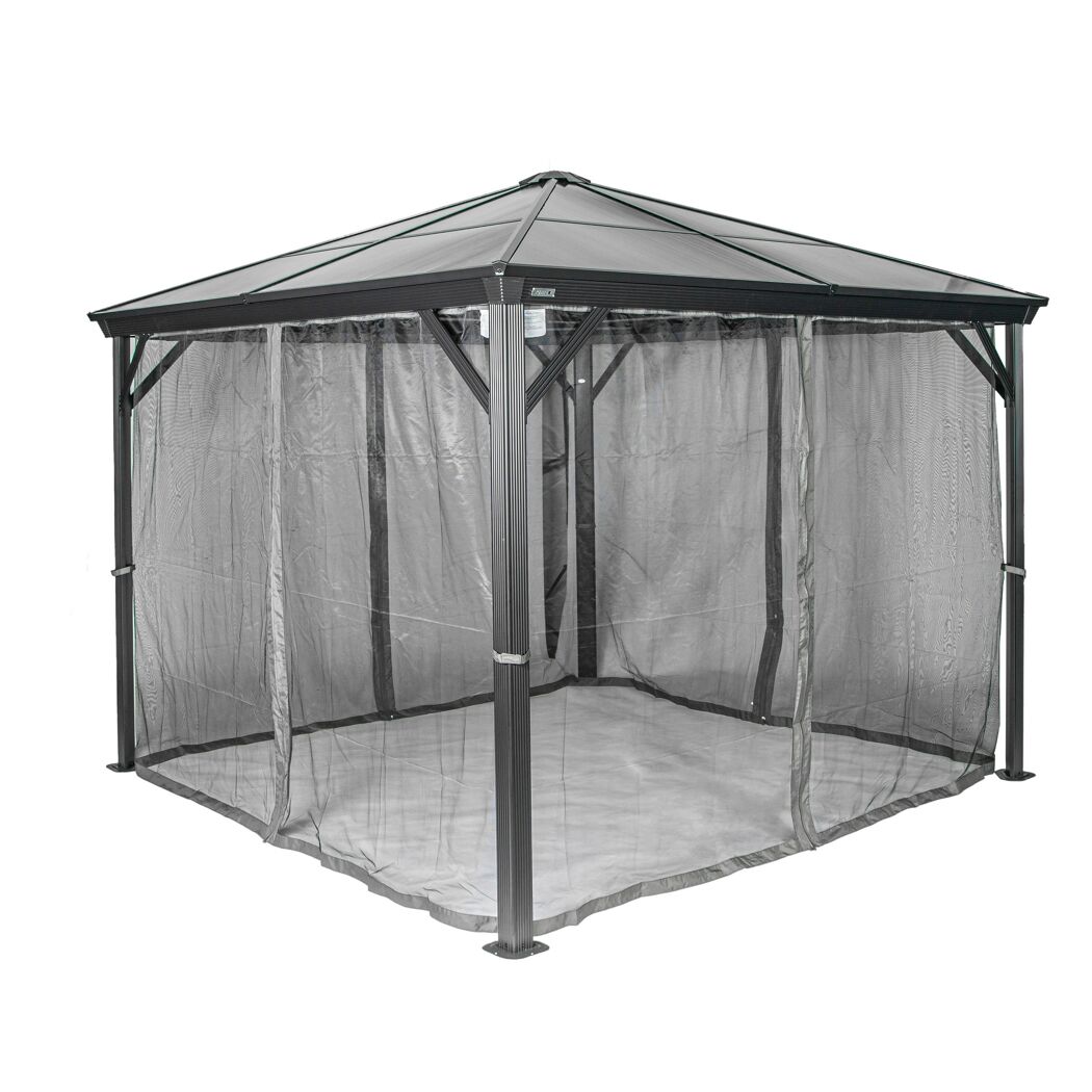Pavillon 'Verona 10 x 10' anthrazit 298 x 298 x 261 cm