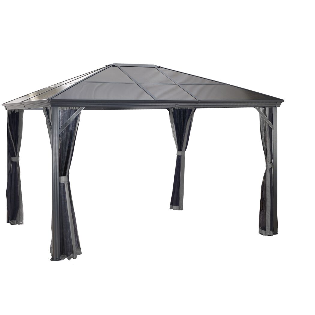 Pavillon 'Verona 10 x 14' anthrazit 298 x 423 x 261 cm
