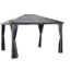 Pavillon 'Verona 10 x 14' anthrazit 298 x 423 x 261 cm