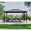Pavillon 'Verona 10 x 14' anthrazit 298 x 423 x 261 cm