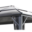 Pavillon 'Meridien 12 x 16' anthrazit 365 x 485 x 270 cm