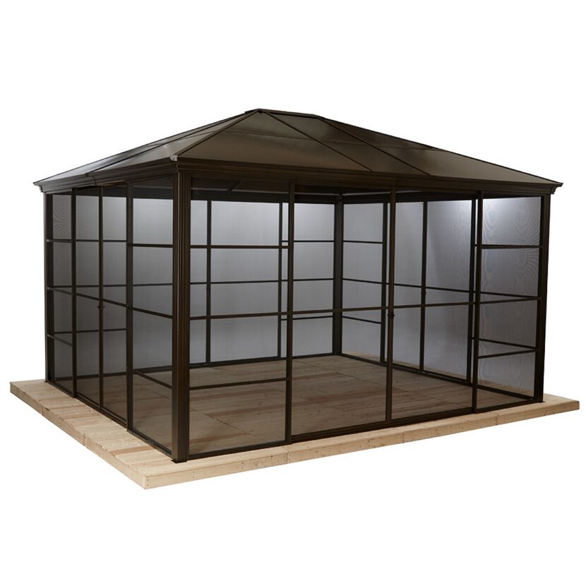 Pavillon 'Castel' bronze 362 x 427 x 296 cm