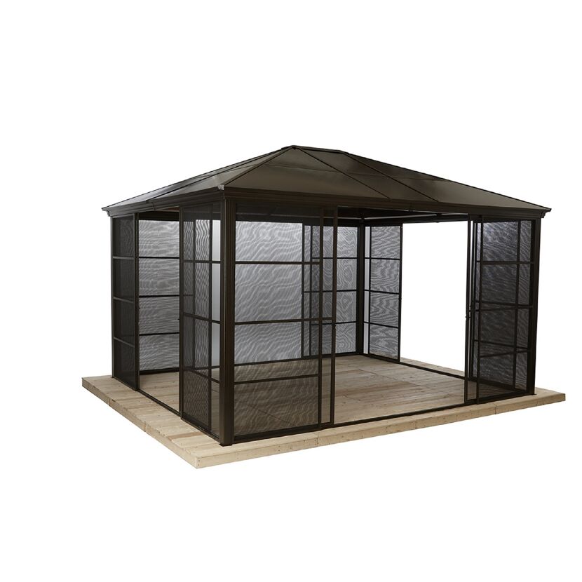 Pavillon 'Castel' bronze 362 x 427 x 296 cm