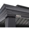 Grillpavillon 'Messina 68' anthrazit Aluminium 179 x 292 x 262 cm
