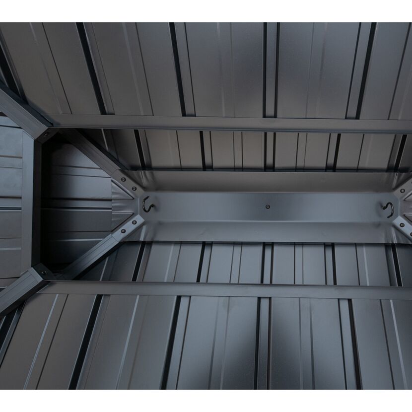 Grillpavillon 'Messina 68' anthrazit Aluminium 179 x 292 x 262 cm