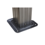 Grillpavillon 'Messina 68' anthrazit Aluminium 179 x 292 x 262 cm