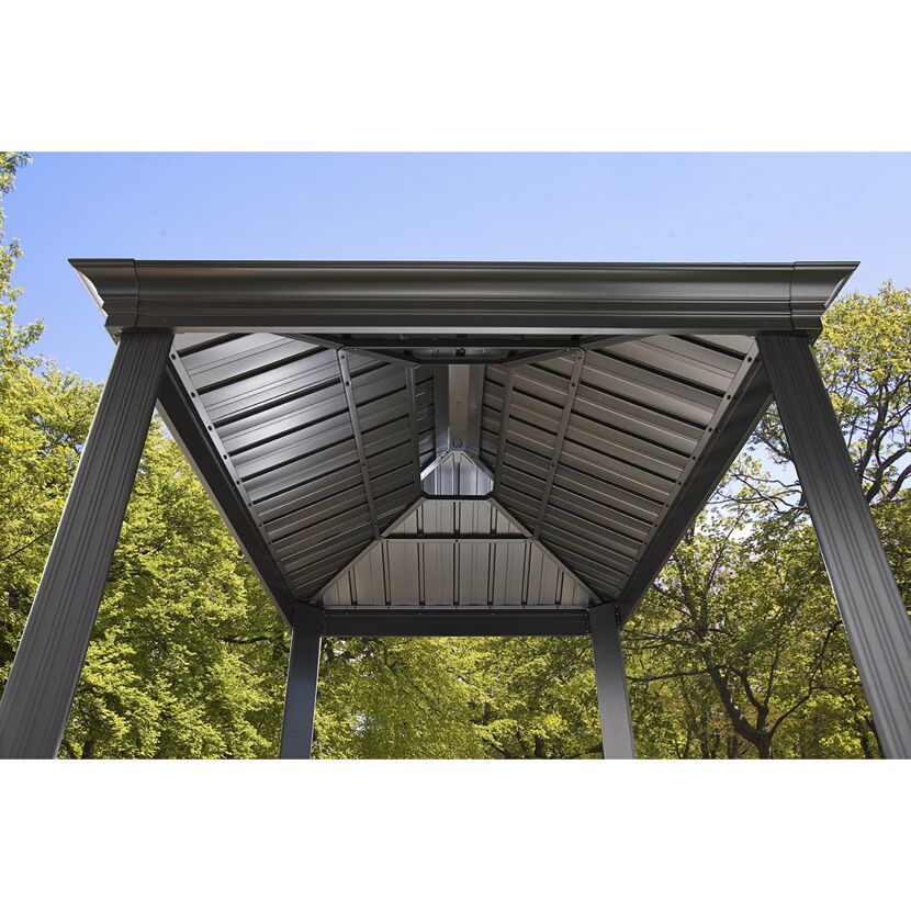 Grillpavillon 'Messina 68' anthrazit Aluminium 179 x 292 x 262 cm