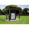 Grillpavillon 'Messina 68' anthrazit Aluminium 179 x 292 x 262 cm