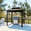 Grillpavillon 'Messina 68' anthrazit Aluminium 179 x 292 x 262 cm